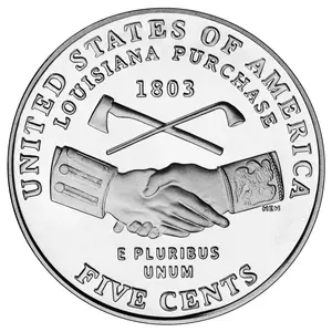 2004 Nickel - P - Peace Medal reverse